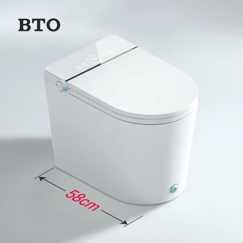 Modern sanitary ware one piece toilet ceramic closestool automatic flushing wc bathroom intelligent smart toilet