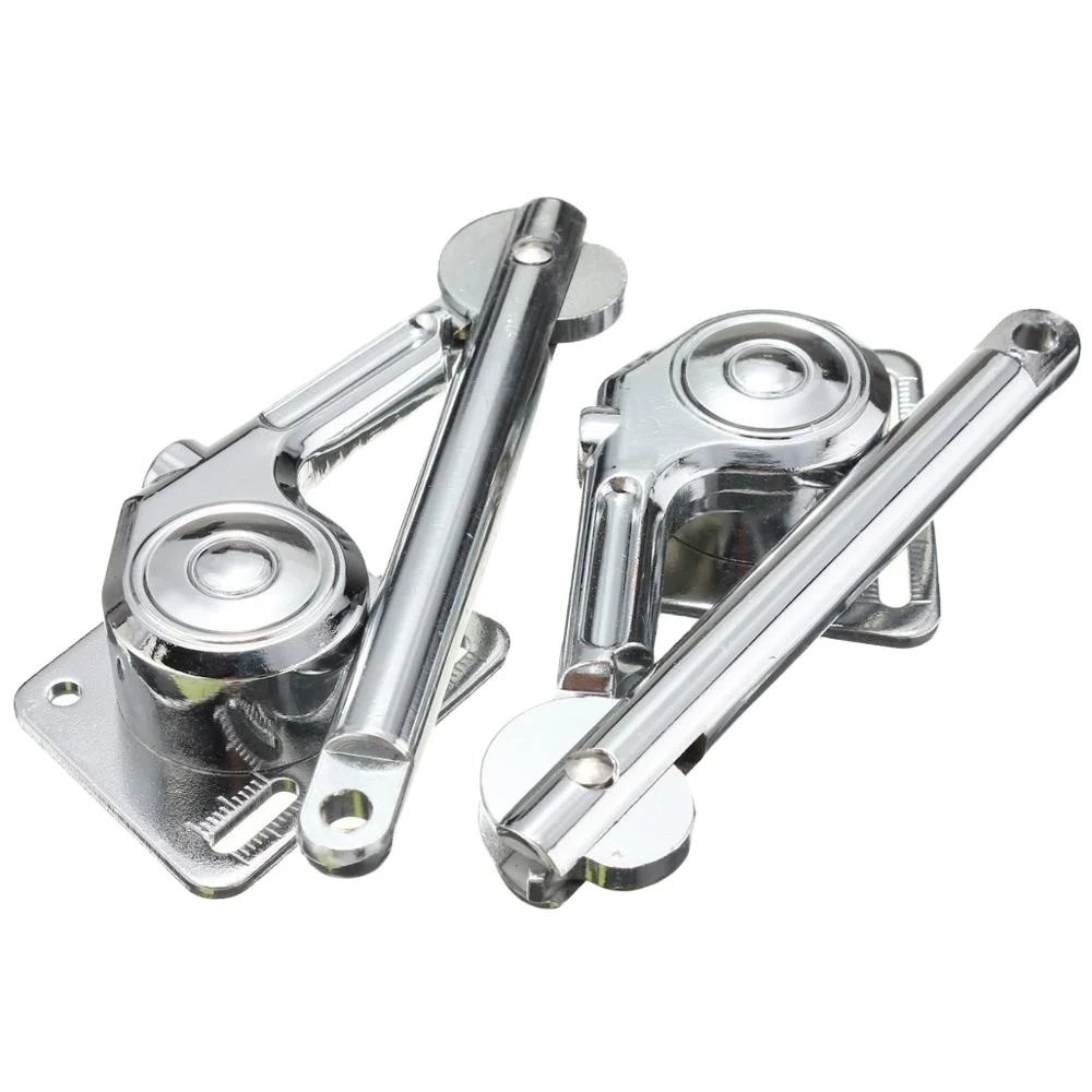 Zinc Alloy Adjustable Stays Lift Up Lid Support Door Stay Piston Hinge Kitchen Cupboard Cabinet Soft Close Hinge