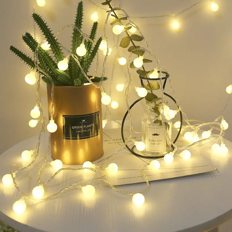 OEM factory price rgb multicolor bulb string lights usb fairy lights for christmas lights decoration