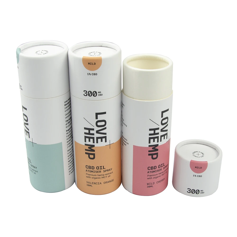 Custom Essential Oil Serum Glass Roll On perfume  Dropper Bottle Can Packing Boxes Paper tube