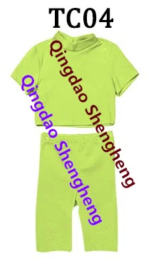 Custom Logo Pattern Solid Color Mommy and Me Outfit 2 Pieces Biker Shorts Set