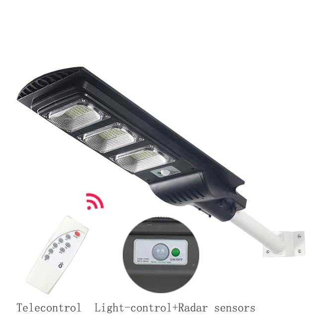 Solar High Powered 100w 200w 300w 400w Motion Sensor Waterproof Security Yard IP68 All In One Led Solar Street Light outdoor