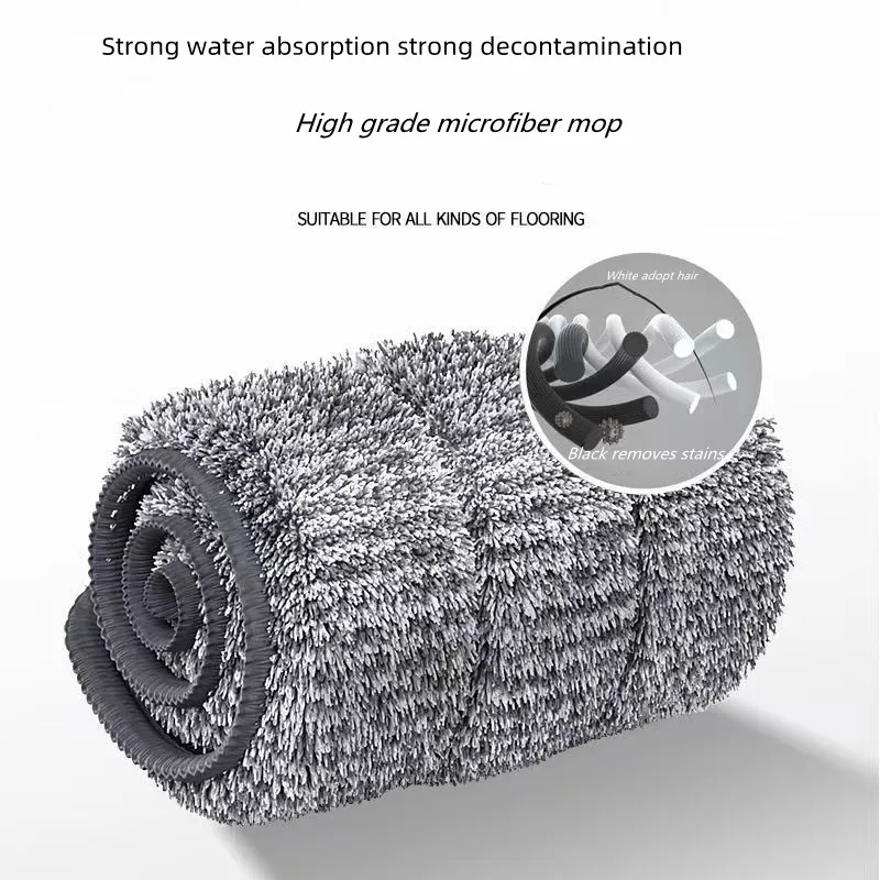 Wholesale Flexible Flat Floor Mop Free Hand Wash Flat Mop Squeeze Bucket For Household