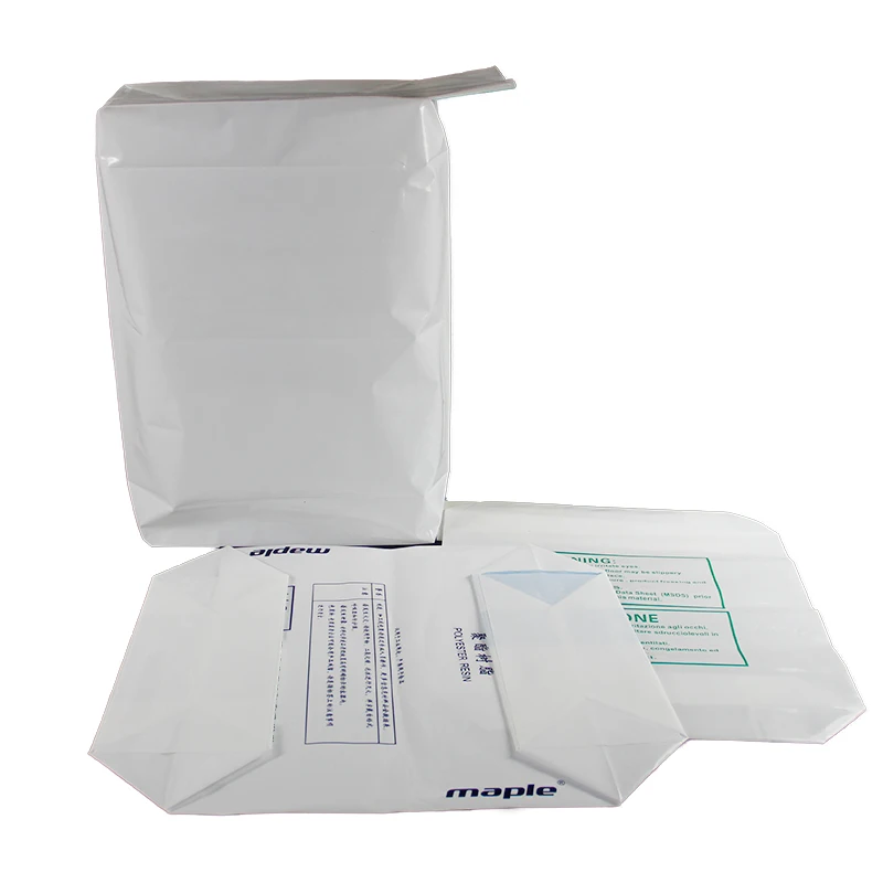 
25kg 50kg laminated plastic pe valve cement bag 