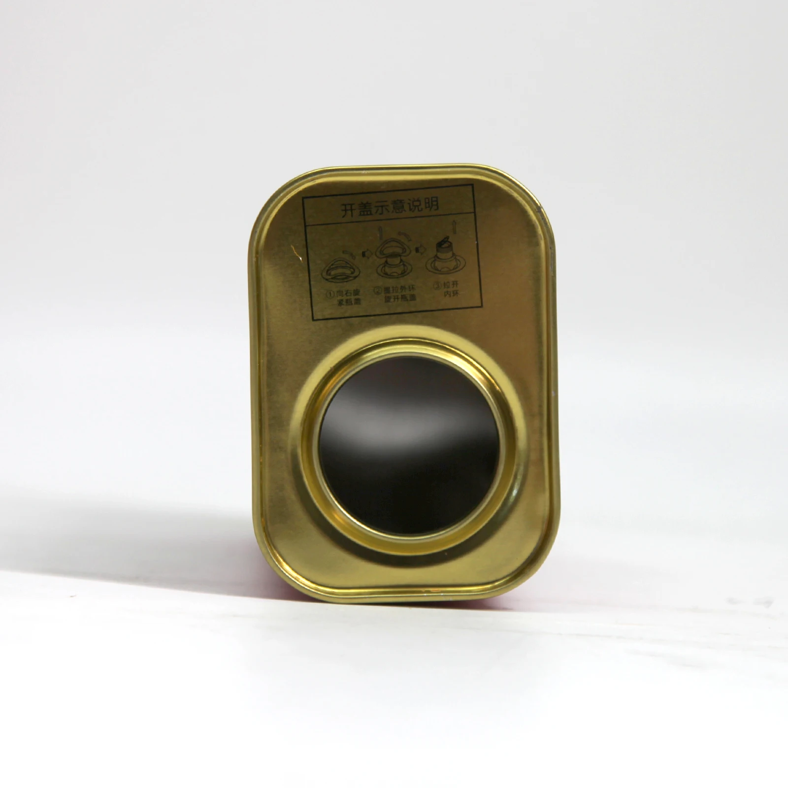 Wholesale customized exquisite printing high quality tinplate tin box fish oil moisture proof square metal tin can packaging