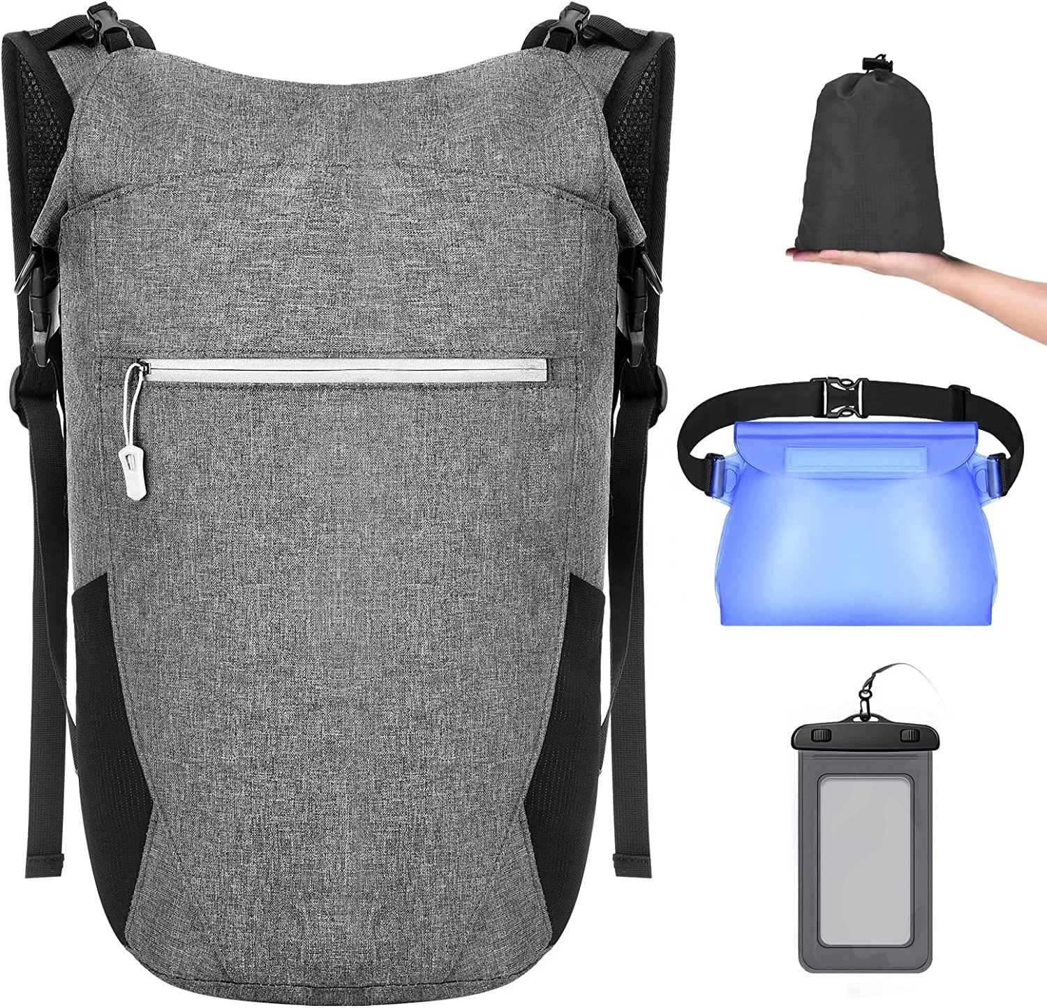 Chinese Factory 20L Rolltop Lightweight Sack Waterproof Floating Dry Bag Pouch Pack Fishing Kayaking Boating Camping Rafting