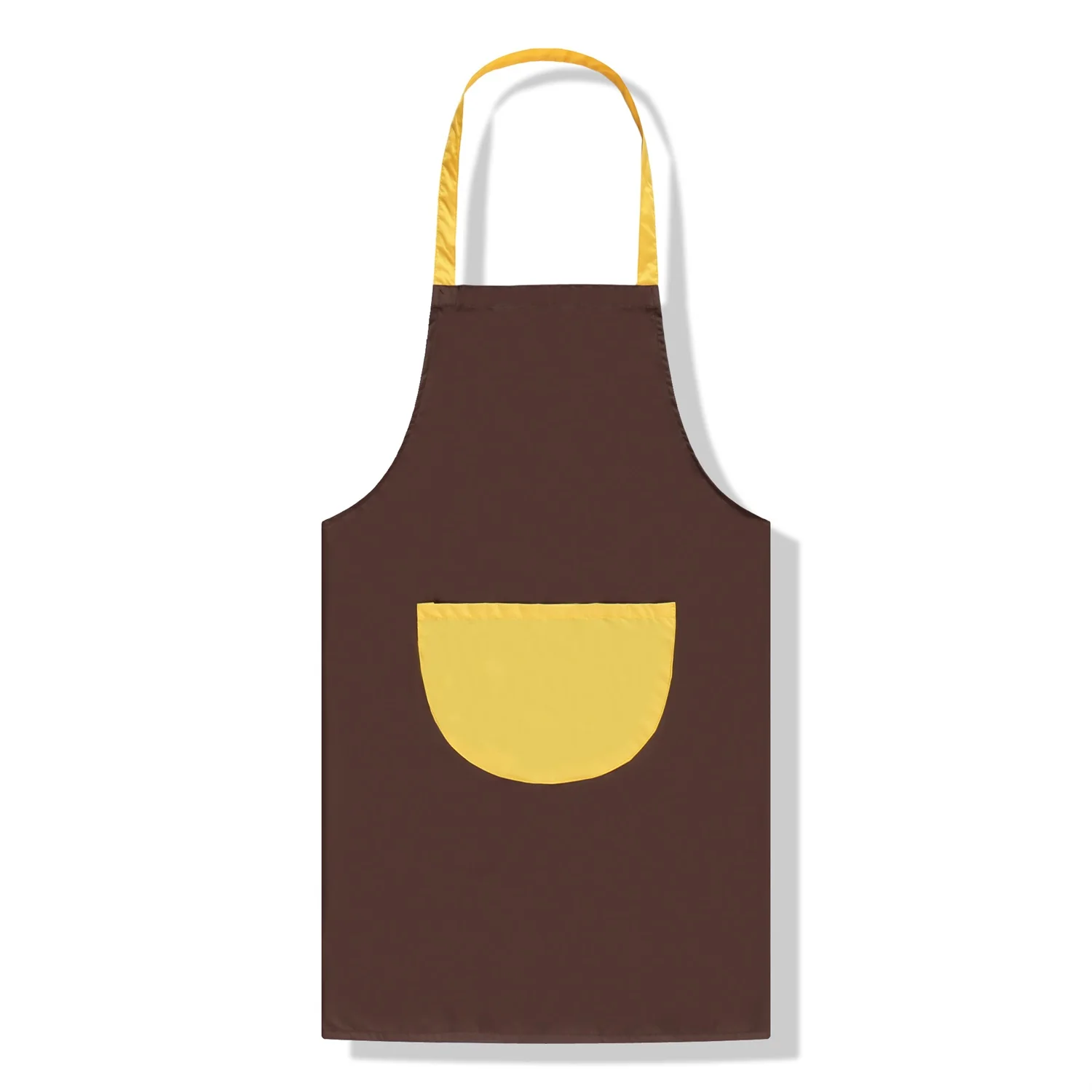 Waterproof apron set kitchen supermarket promotional uniform peach waterproof apron