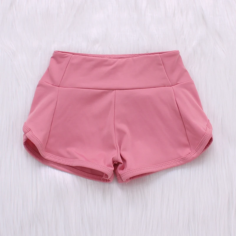 Popular ODM / OEM Baby And Toddler Yoga Shorts Pants Customized Solid Color Short Pants