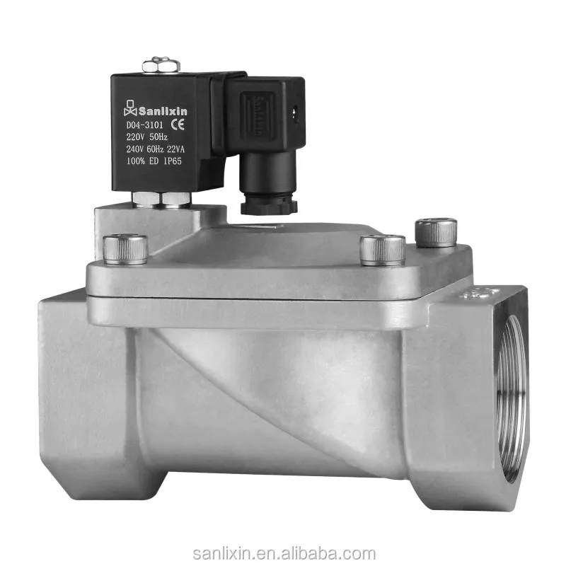 SLP stainless steel seies 2/2-way pilot operated solenoid valve