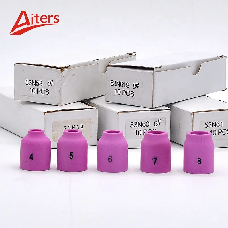 Sample Kit 7PCS for WP9/20/25 Small Gas Lens Collet Body TIG Torch Consumables Welding Collet Body Alumina Nozzle Cup Gasket