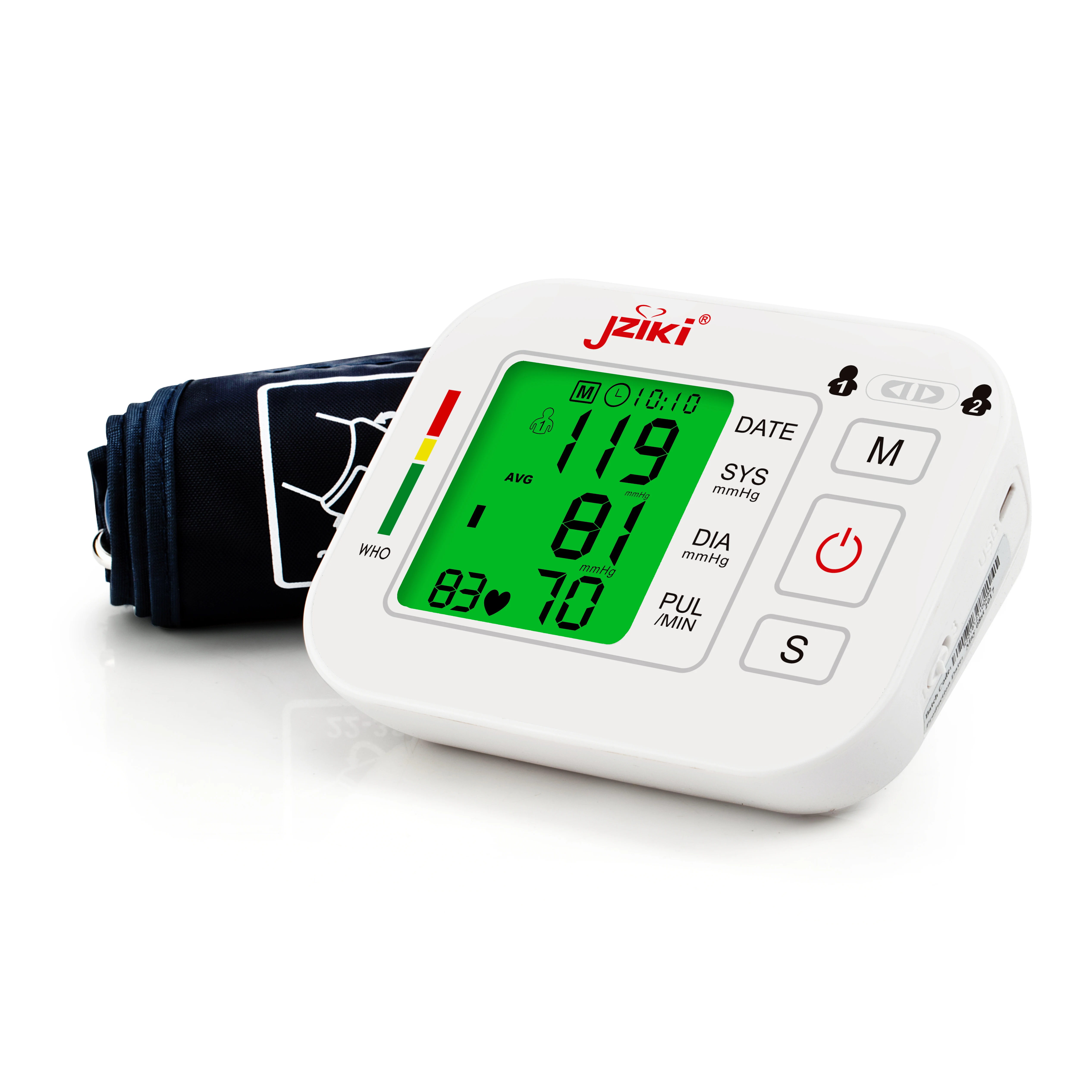 JZIKI ambulatory digital automatic upper blood pressure monitor measuring machine tensiometro