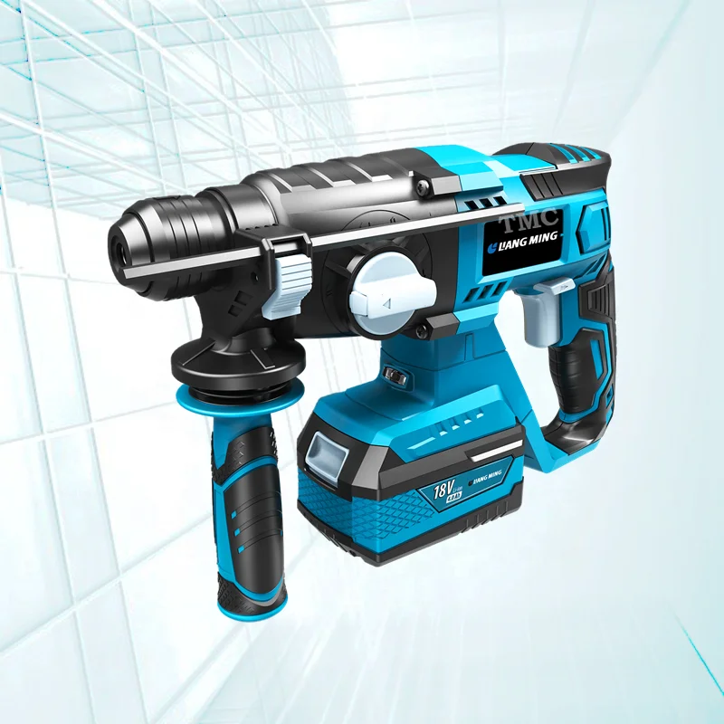 Power Tools High Performance 18V Li-ion/lithium battery pack electric Cordless Rotary Hammer Drill High Durable RH-L0118