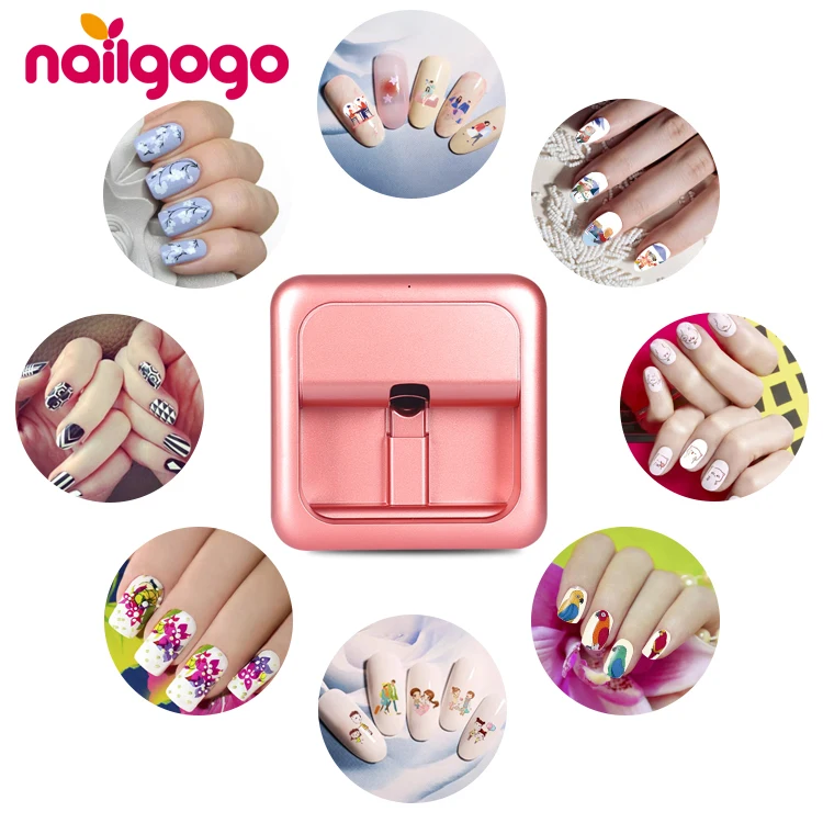 Nailgogo 3d Digital Nail Art Printer For Sale Mobile Nail Printer Machine Impresora Para Uas