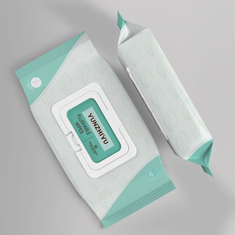 Private Label Biodegradable Material Baby and Adults Flushable Wet Wipes