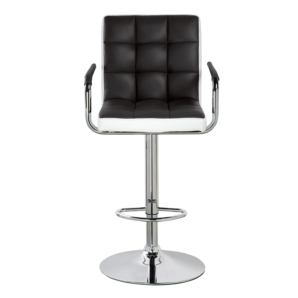 Bar Stool Modern Swivel Adjustable Metal High Counter Barstool Luxury Armrest Bar Chairs With Armrest