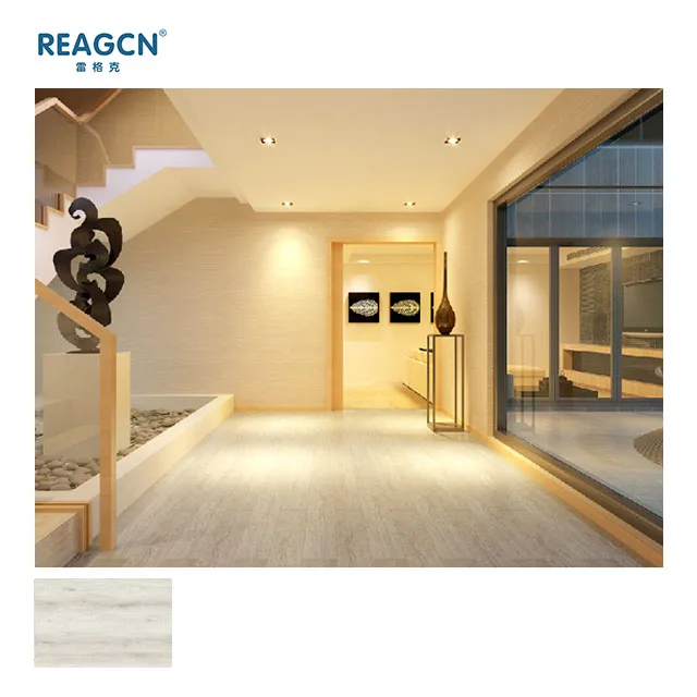 
Customized high-quality plastic floor smooth non-slip polyester vinyl wood flooring 