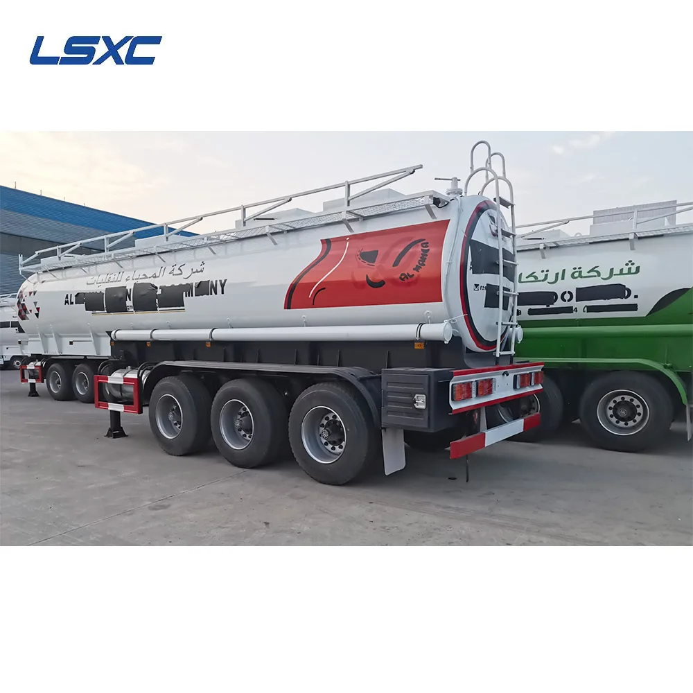 Factory Direct High Quality 3 Axle 316 Stainless Steel 20 Cubic Chemical Liquid Sulfuric Acid Semi Trailer