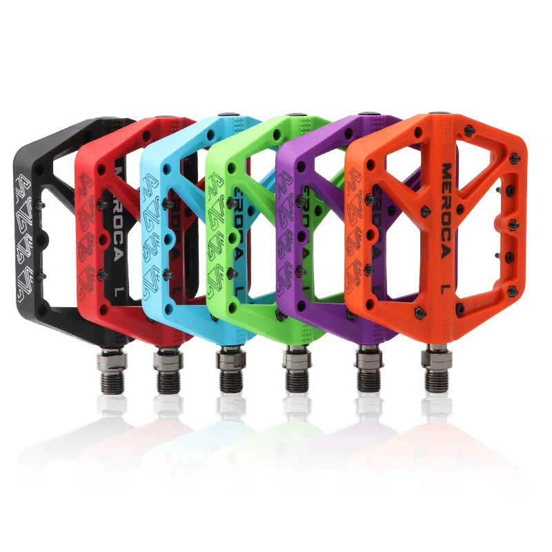 Bike Pedal Bicycle Pedals Sealed Bearing Nylon Anti-slip Cycle Ultralight Cycling Mountain MTB bike Accessory