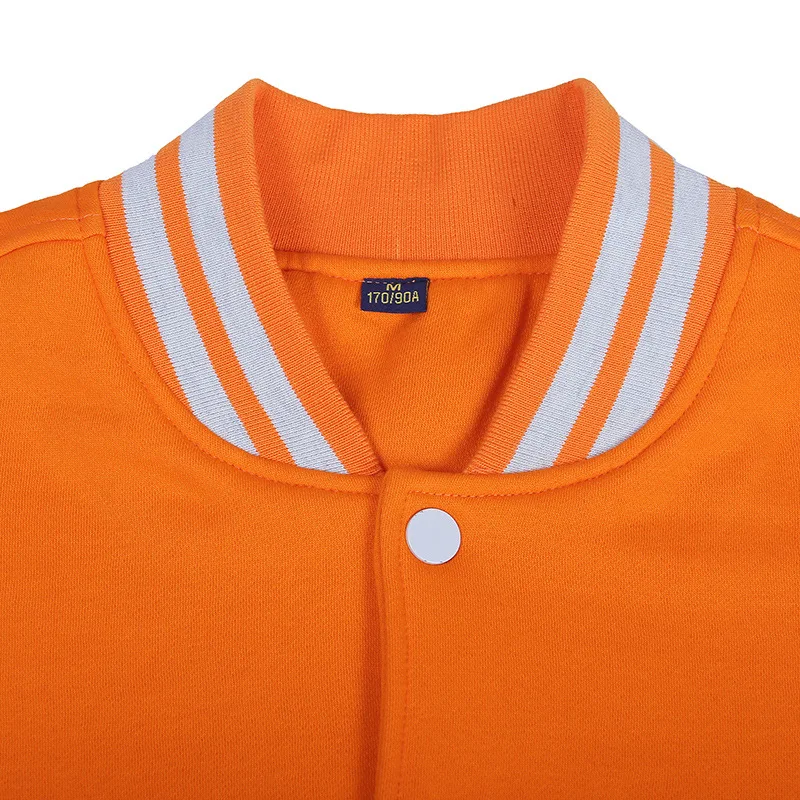 
Custom print logo wholesale blank plain polyester style college black varsity boys women ladies bomber baseball jacket for men 