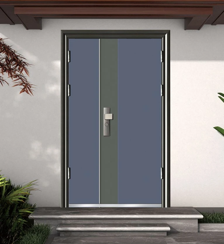 Cheap Residential Bullet Proof Armored Paint Front Exterior Glass Door