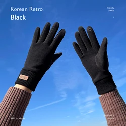 Wholesale new winter touch screen windproof warm female style western style gloves