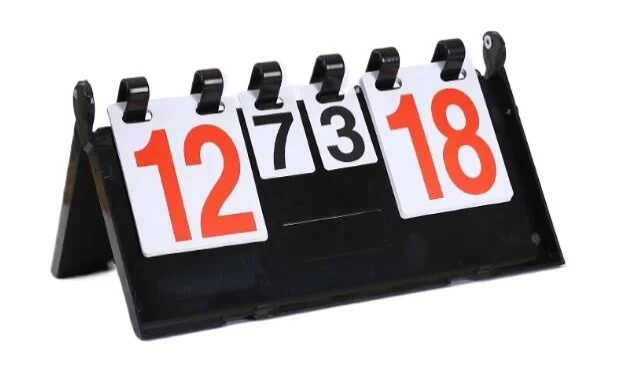 Portable Electronic S-1Scoreboard Digital Flip Football Basketball Scoreboard with Custom Logo Made Durable ABS Material Price