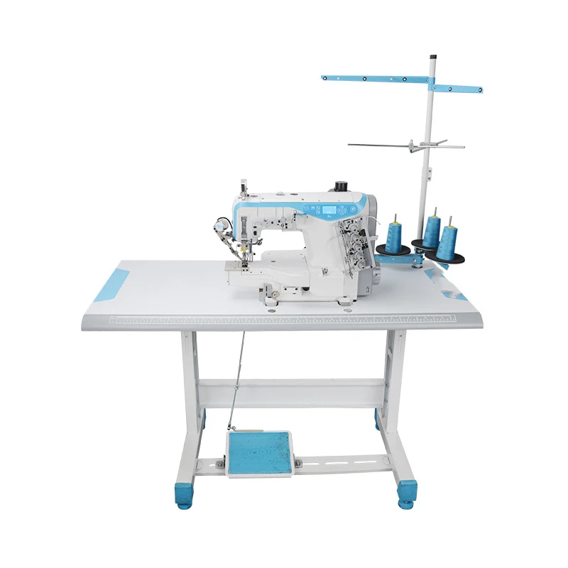 Automatic trimming, rolling collar seam, hem hemming seam, industrial sewing machine