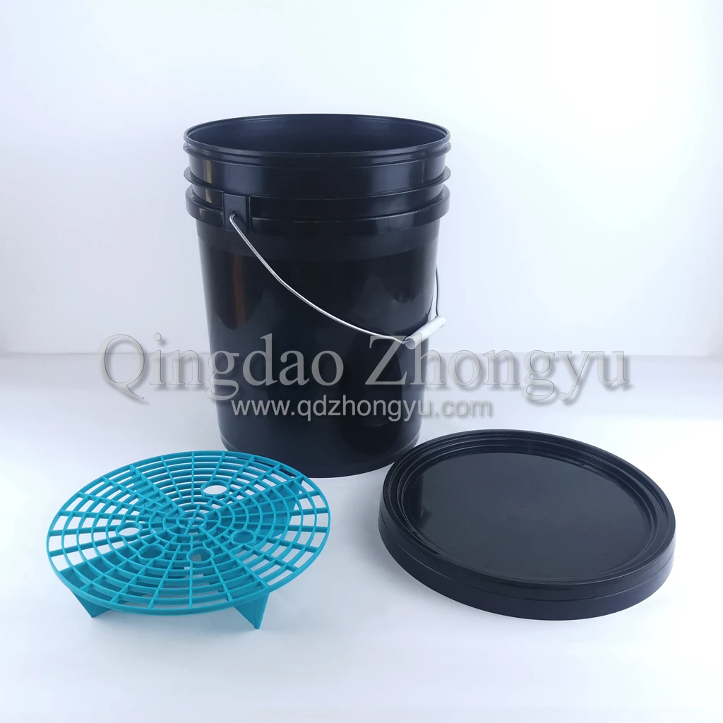 Plastic Custom Car Cleaning Bucket with Lids