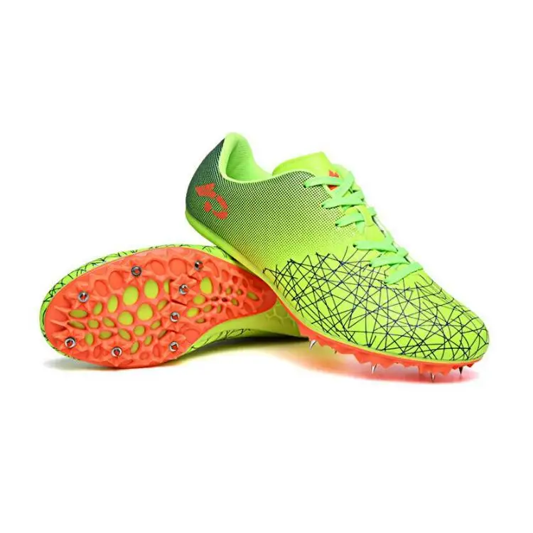 Running spikes shoes men and women sprint track and field shoes professional competition nail shoes size 36-45