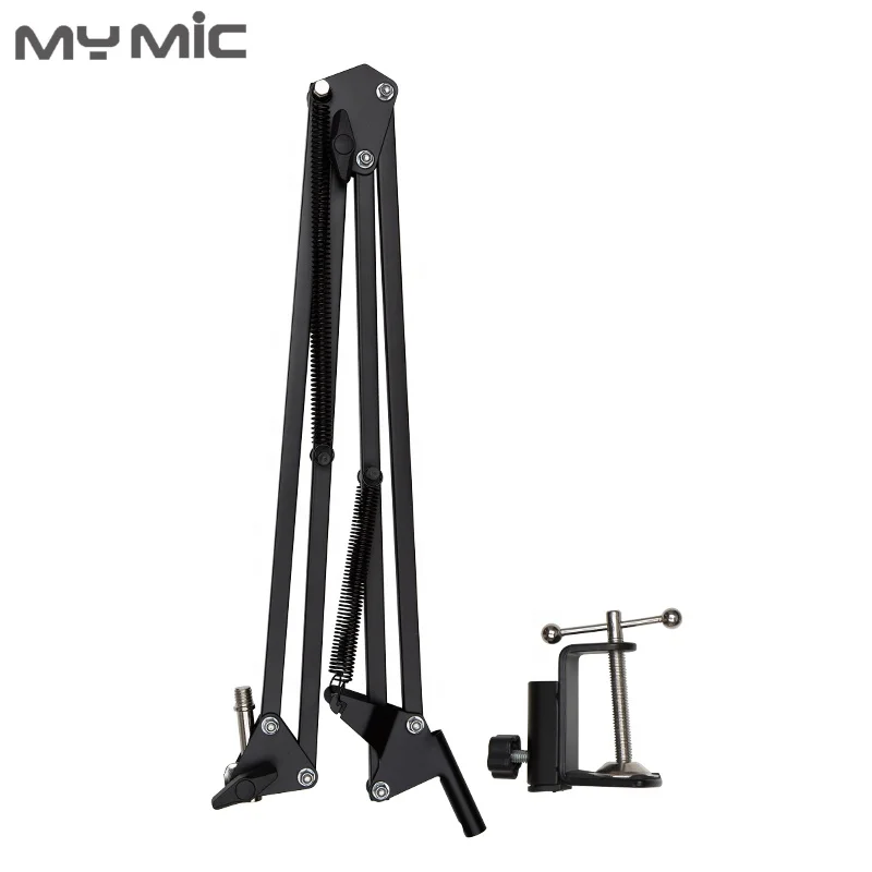 Профессиональная Гибкая подставка для микрофона с регулируемым кронштейном для студийного микрофона