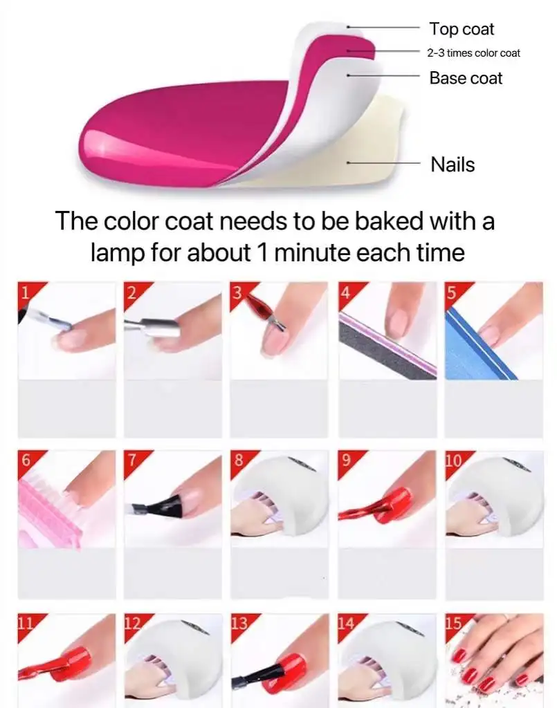 2022 15ml Reflective Glitter Gel Nail Polish Nail Polish Uv Gel Set Gel Color For Nail