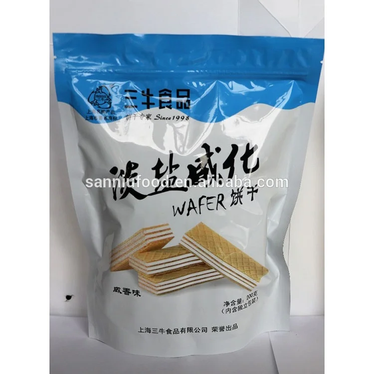 200g low salt wafer biscuit snack