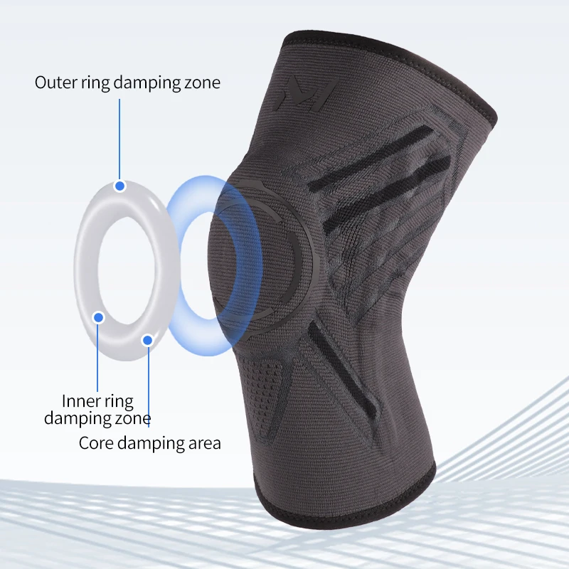Elastic Breathable Knee Support Brace Running Fitness Sport Knee Protector