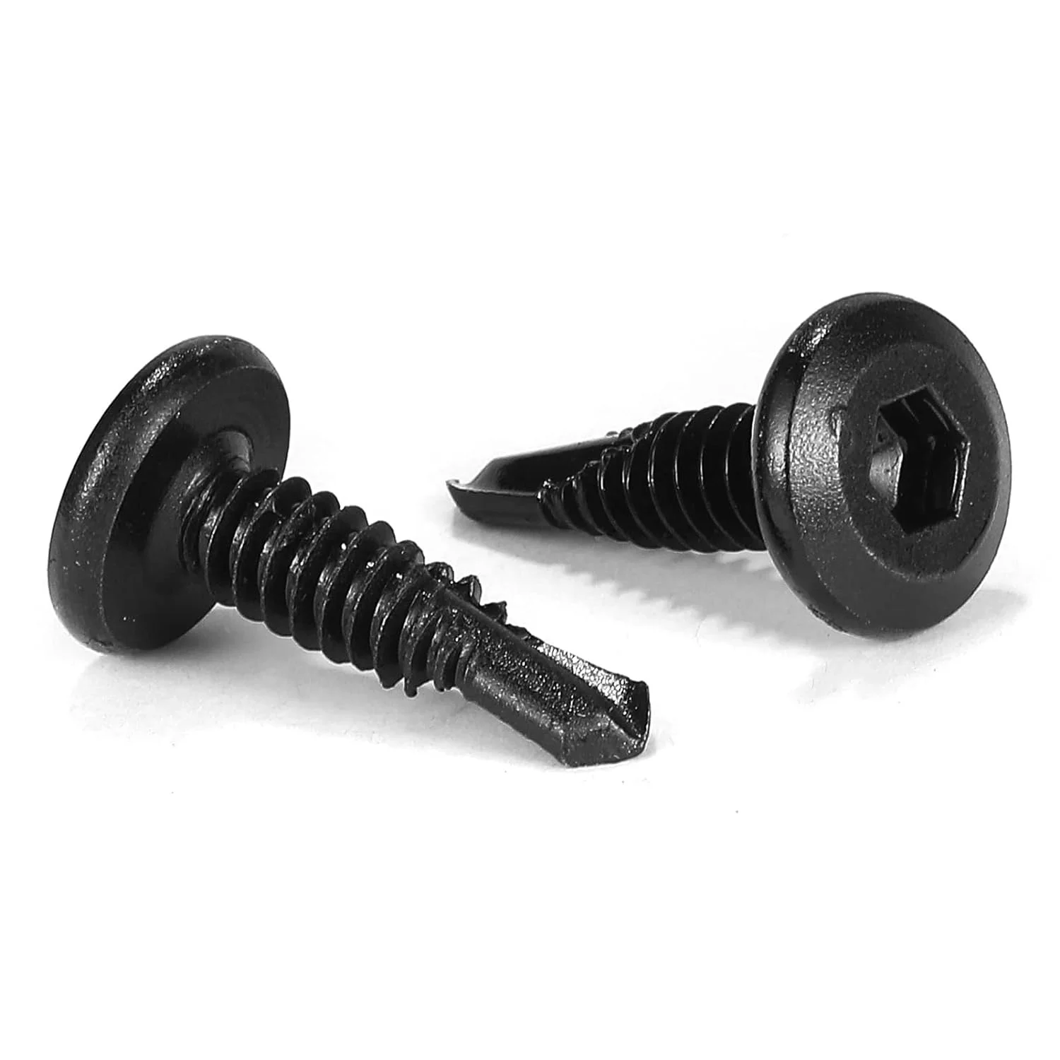 Standard Stainless Steel Flat Head Socket Cap Screws Hexagon Socket with Black Oxide Surface Inch Metric Measurement System