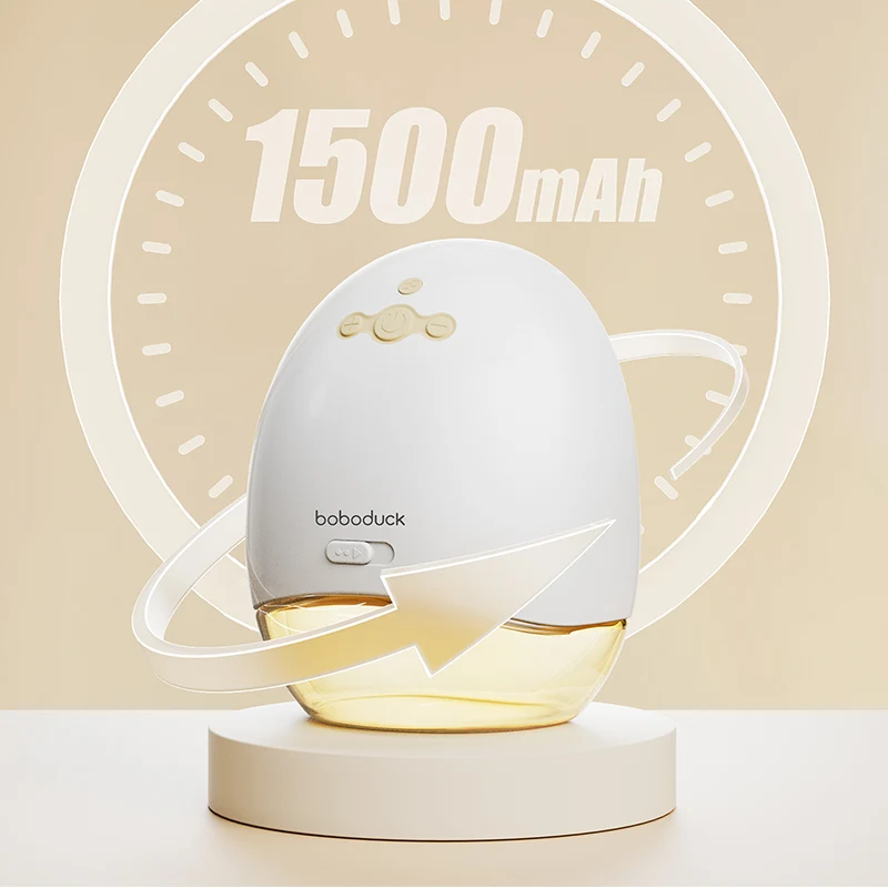 Boboduck 130ml bpa free wireless Handsfree Breast Pump Electric Quiet Hands Free Wearable Breast Feeding Pump