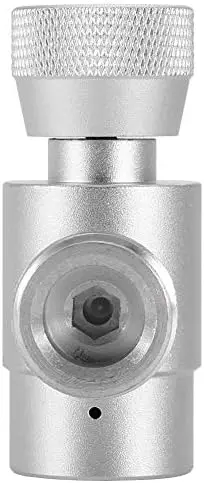 Co2 Valve Adapter Filling Connector ASA CO2 Adapter Soda Adapter with CGA320 Joint 3000PSI for Homebrewing