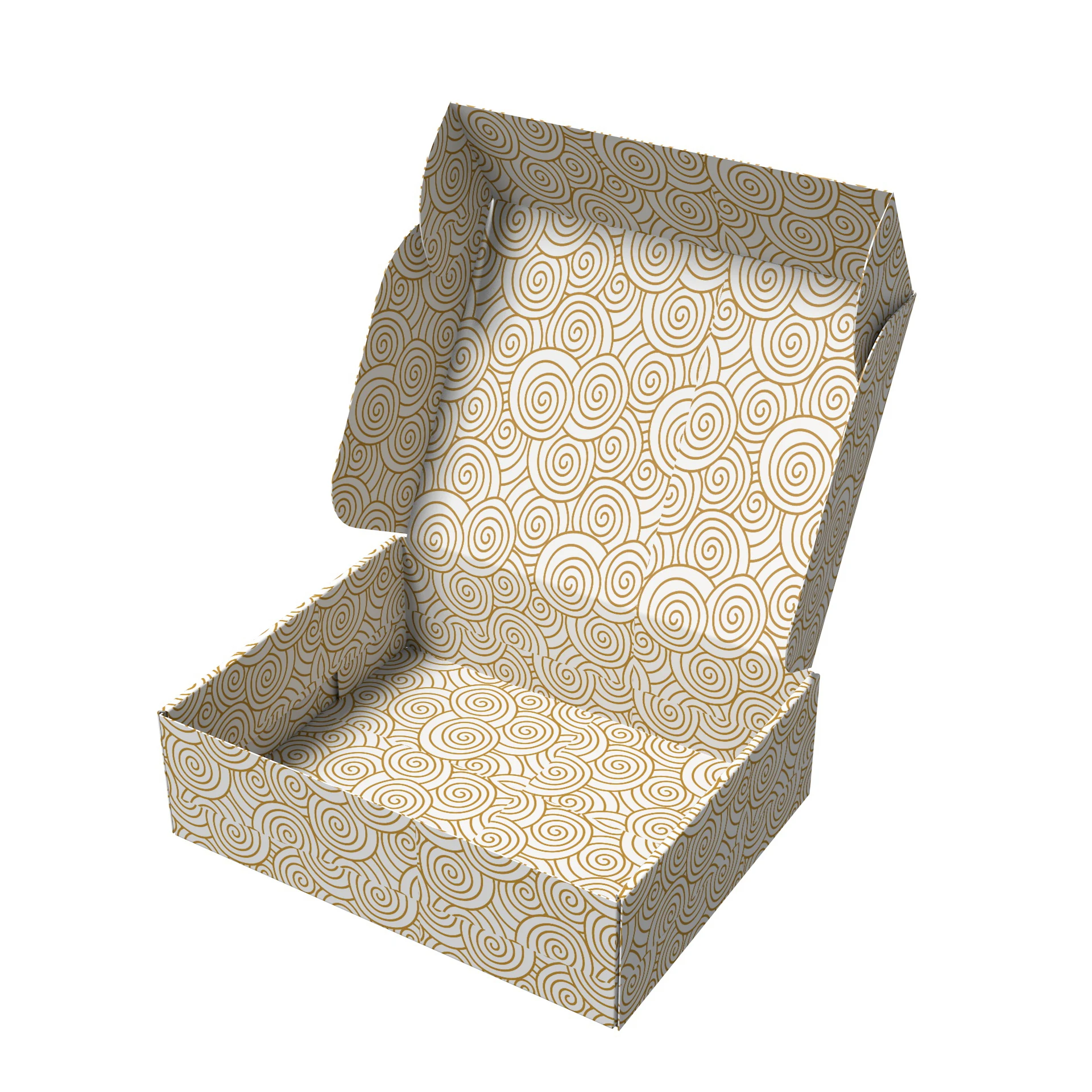 Cold chain cooler corrugated carton meat packaging thermal shipping cardboard insulated box for transporting frozen food