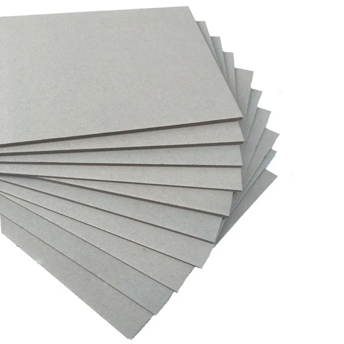 Laminated Grey Cardboard 1.5mm solid grey board press cardboard high density 2.5mm gray chip board paper board grey