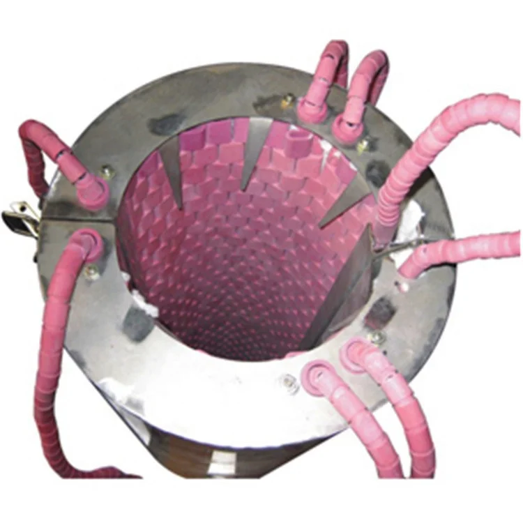 Tracked welding preheating heater ceramic heater plate flexible ceramic pad