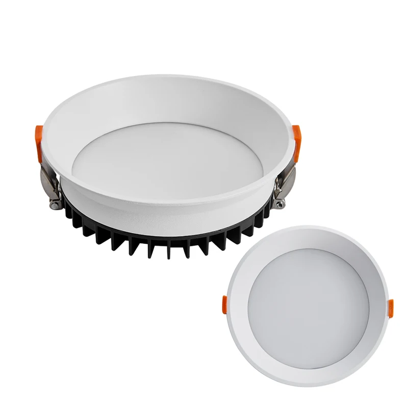 Shopping Mall Aluminum Anti-Glare LED Downlight Hidden Indoor Lighting Recessed LED Downlight