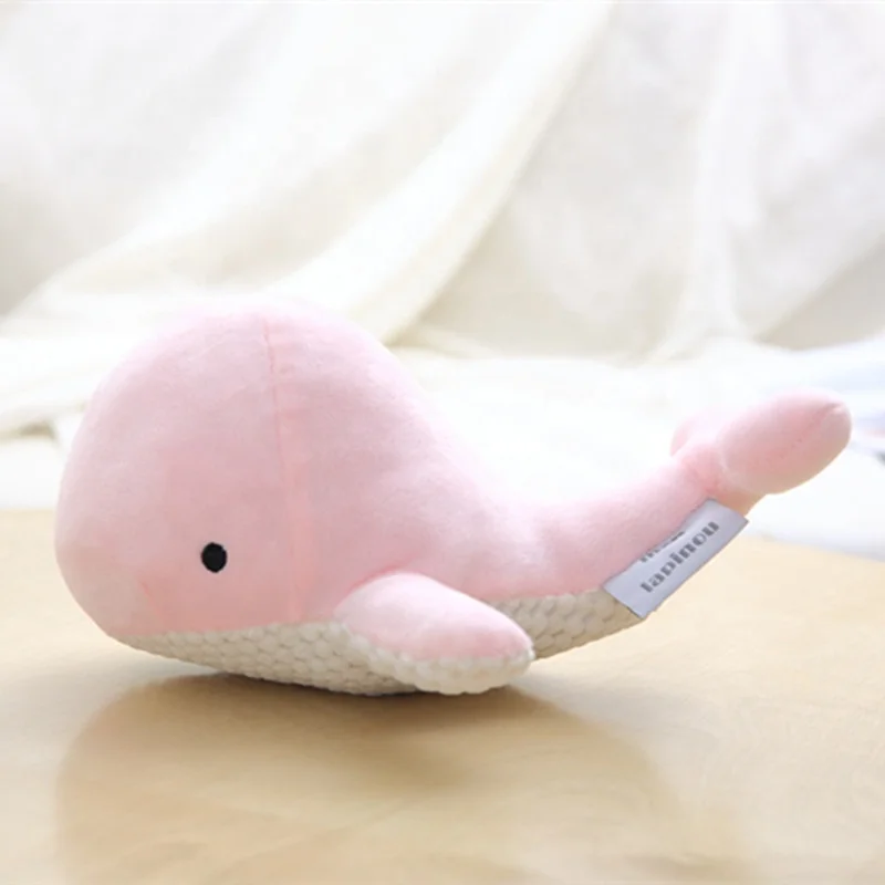 New Arrival Custom Baby Blue Whale Shark Pillow Ocean Fish Plush Toy Stuffed Animals Plush Whale