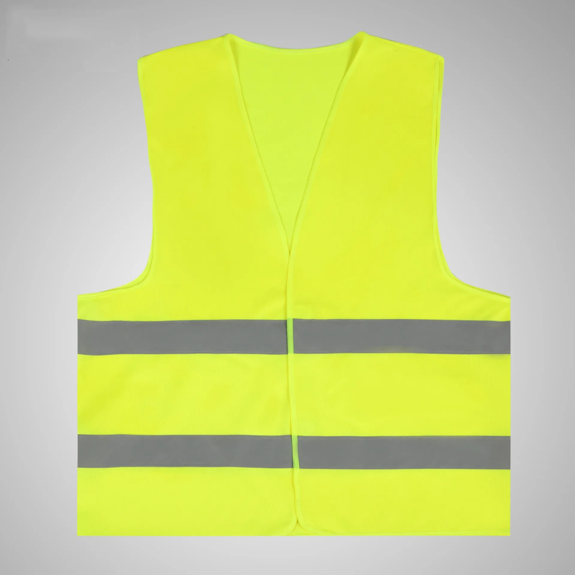 Customized High Visibility Reflective Work Vest with Brightness Reflective Strip Polyester Safety Vest Hi-Vis Mesh Custom Logo