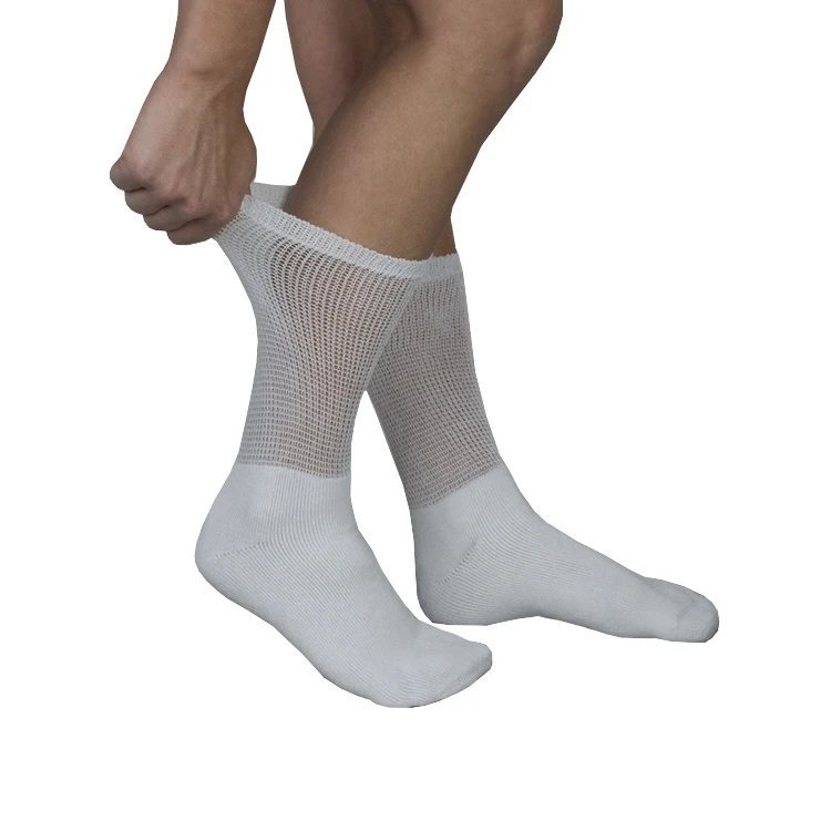 EVAN-A 792 wholesale socks women s thick diabetic crew socks where to buy white diabetic socks