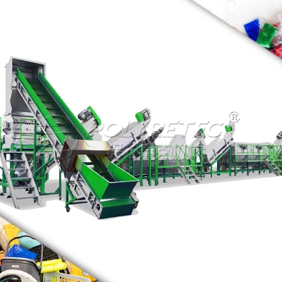 Plastic recycling machine PE PP flake washing production line automatic production line