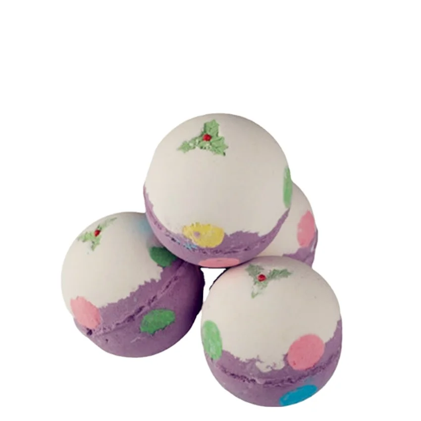 Factory price hot sell private label hot bath bombs lavender box mini custom aromatherapy star ball shape surprise spa bath bomb