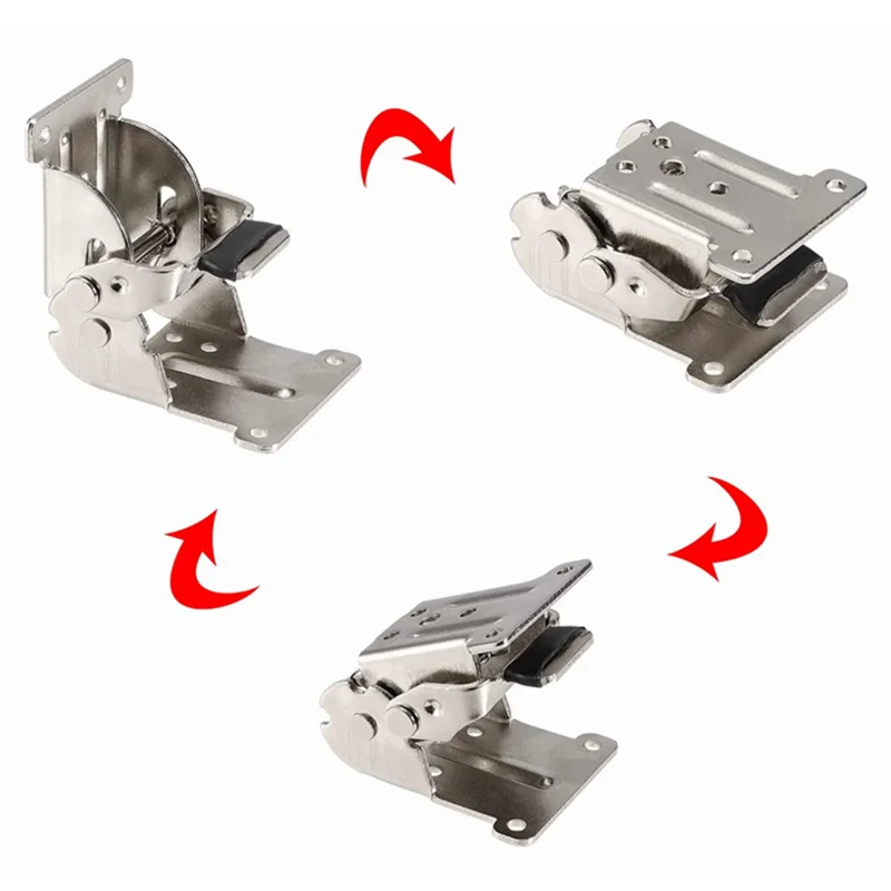 Custom 180 degree adjustable carbon steel folding furniture locking table leg hinge