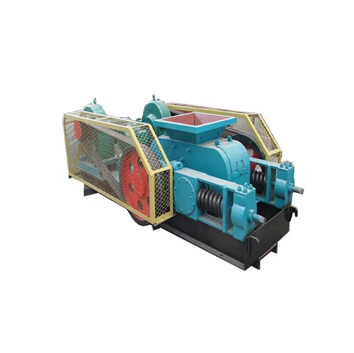 High efficiency small double roller clay stone crusher