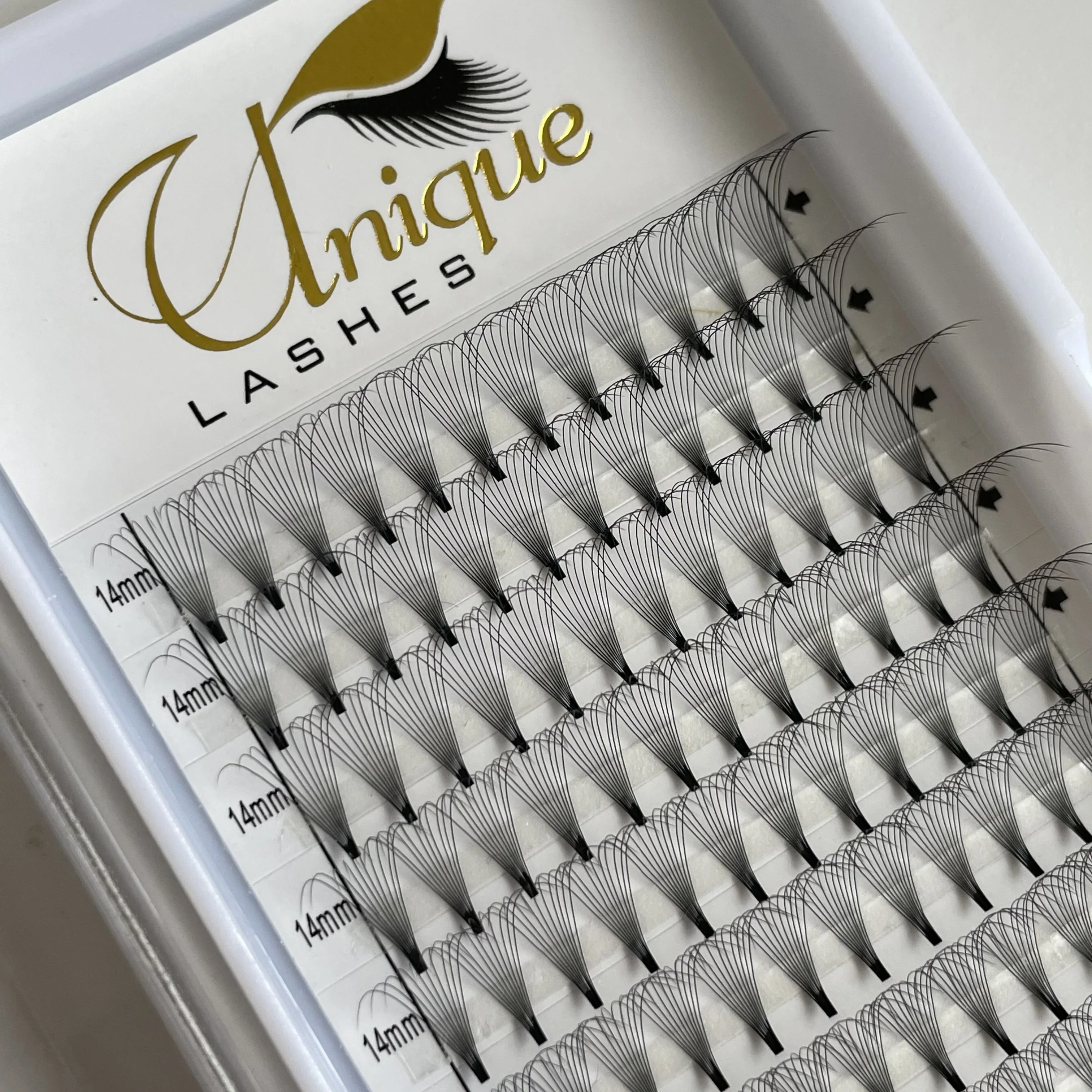 Premade Volume Fans Short Stem 5D 6D 10D Russian Eyelash Extension Mink Eyelash Extension