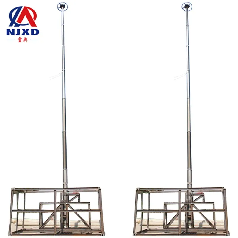 XD1554 Automatic lifting mast with emergency communication base station reversible