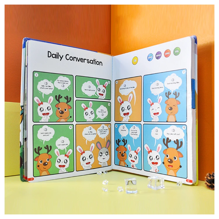 Children English Learning Book Engliah Letters Learn & Play Interactive Sound Book For Kids